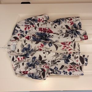 Alfred Dunner Short-Sleeved Floral Blouse